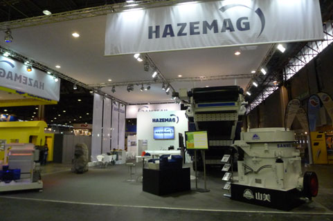 上海galaxy银河与德国HAZEMAG以联合参展的形式成功亮相Intermat 2012展会